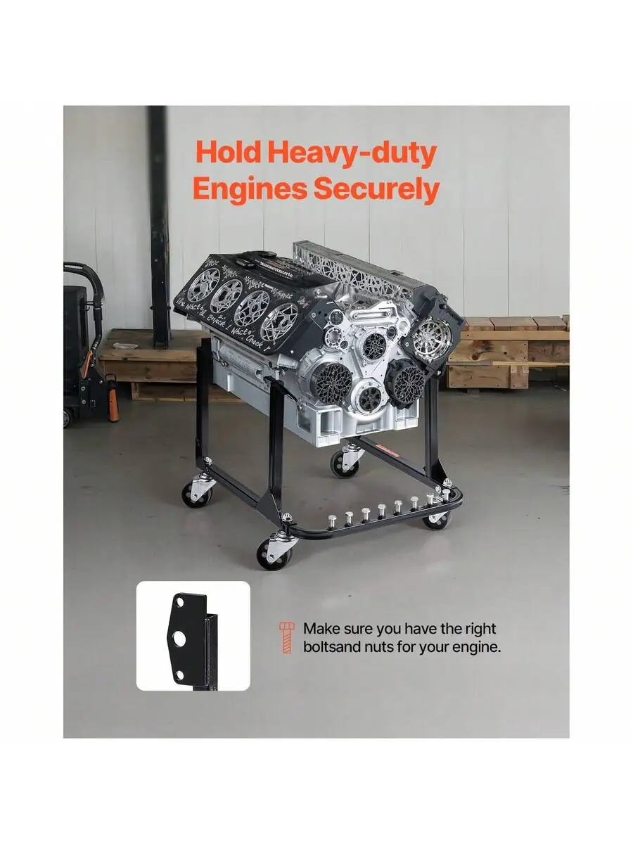 Engine Stand, 750 LBS Load Cap - Engine Stand Heavy Duty recension och pris