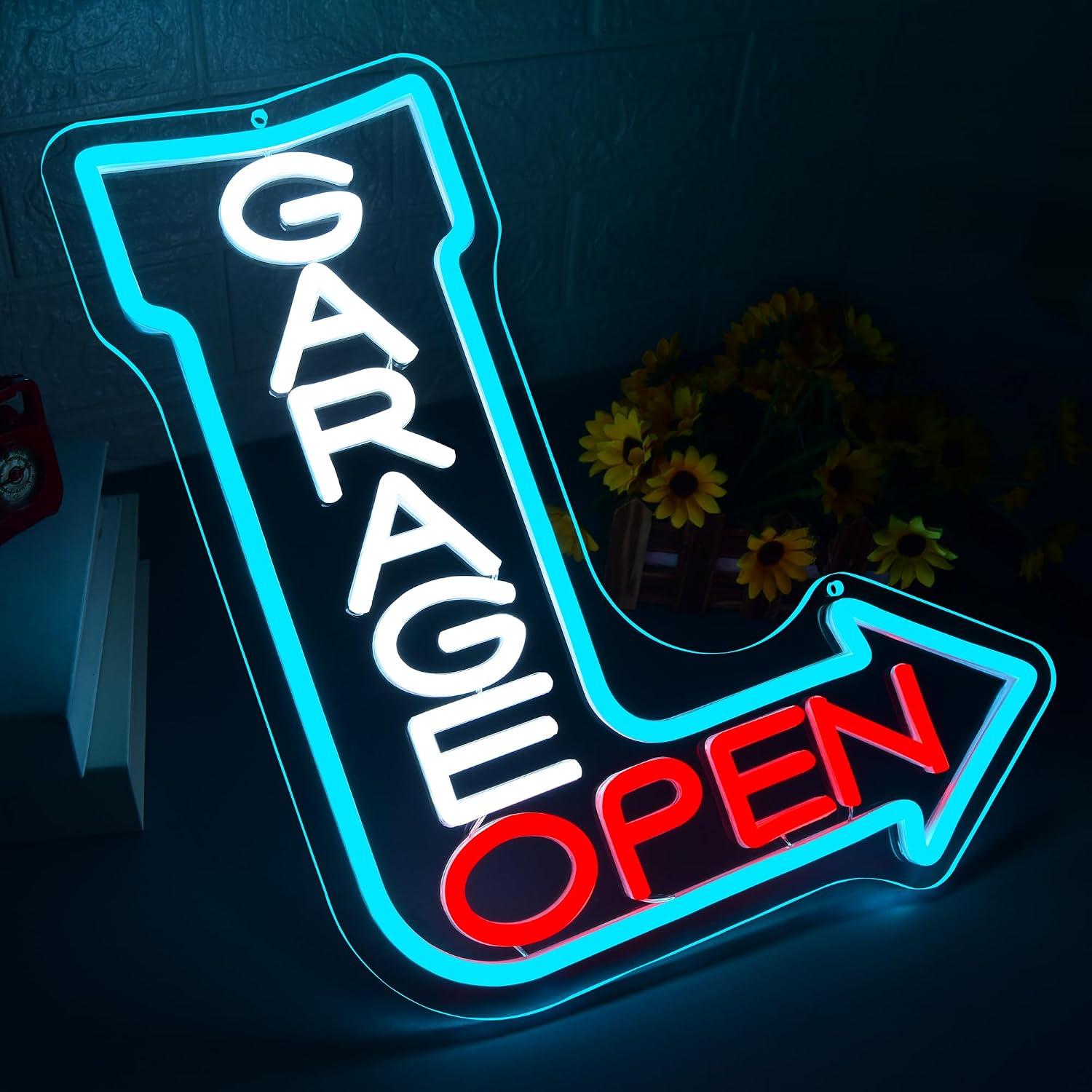 Garage Open Arrow Neon Sign Us - Auto Repair Shop Open recension och pris